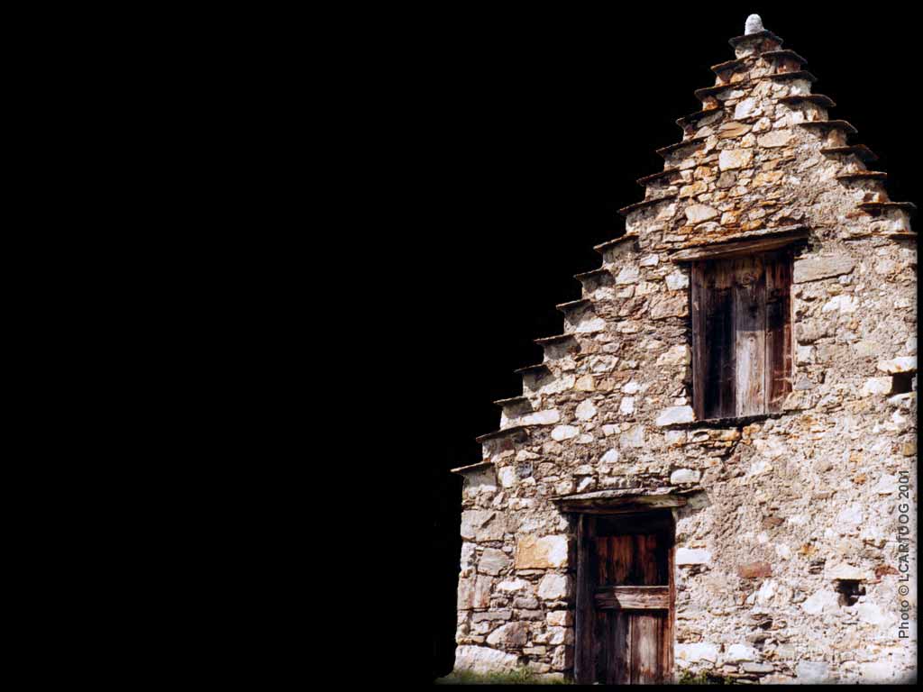 Photo - Grange de la vallée de Lesponne © LCARTDOG 2001 - 1024x768