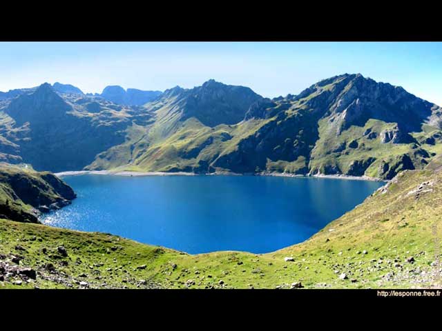 Photo - Lac Bleu vallée de Lesponne © LCARTDOG 2004